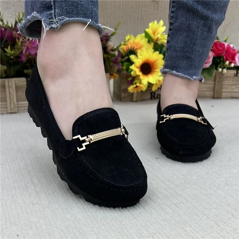 Popular Versatile Durable Cloth Flat Slip-on Canvas Shoes