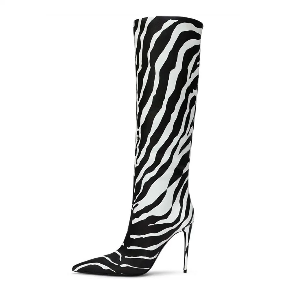 Pre Order:  Classic Minimalist Style Stiletto Boots