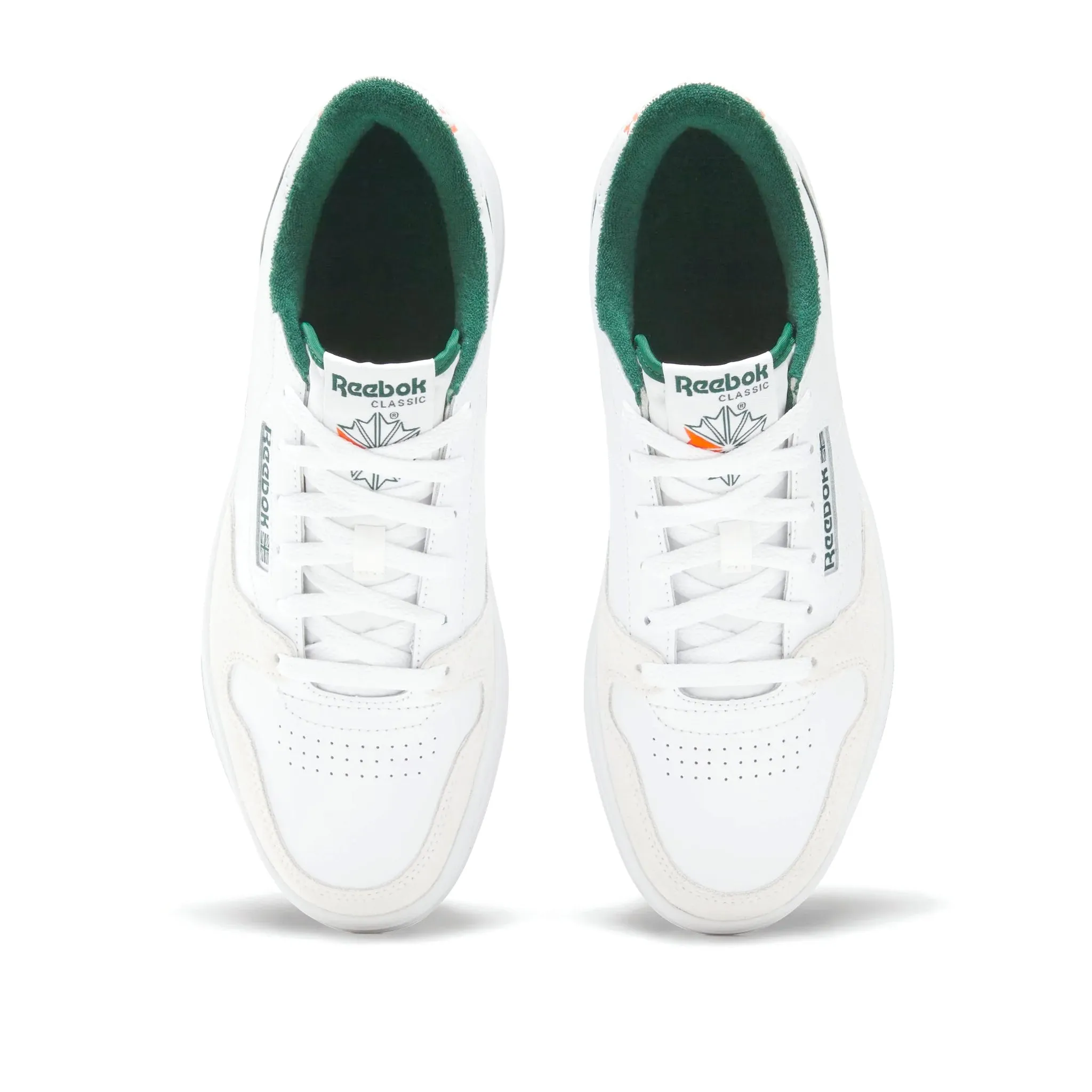 Reebok Phase Court White/Dark Green