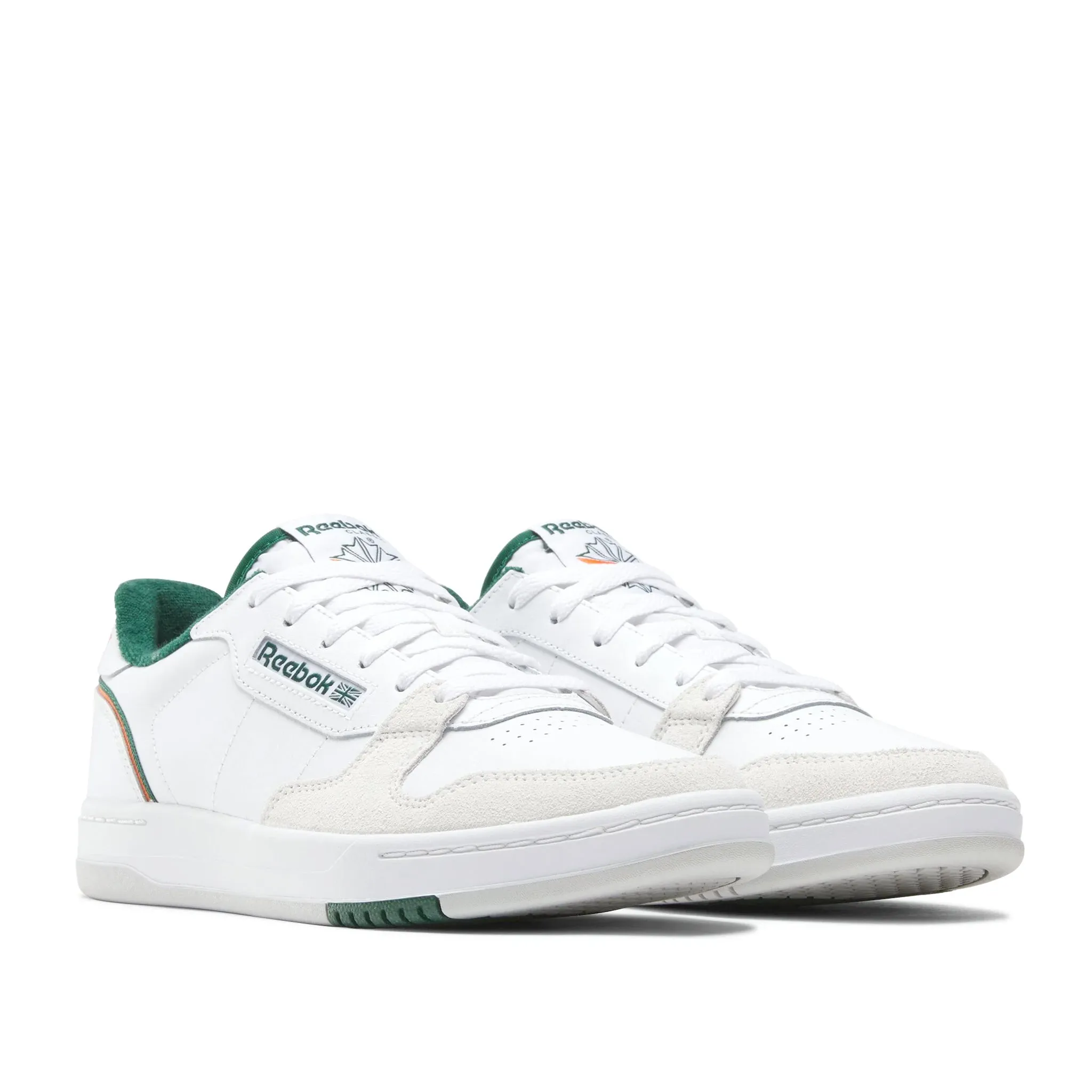 Reebok Phase Court White/Dark Green