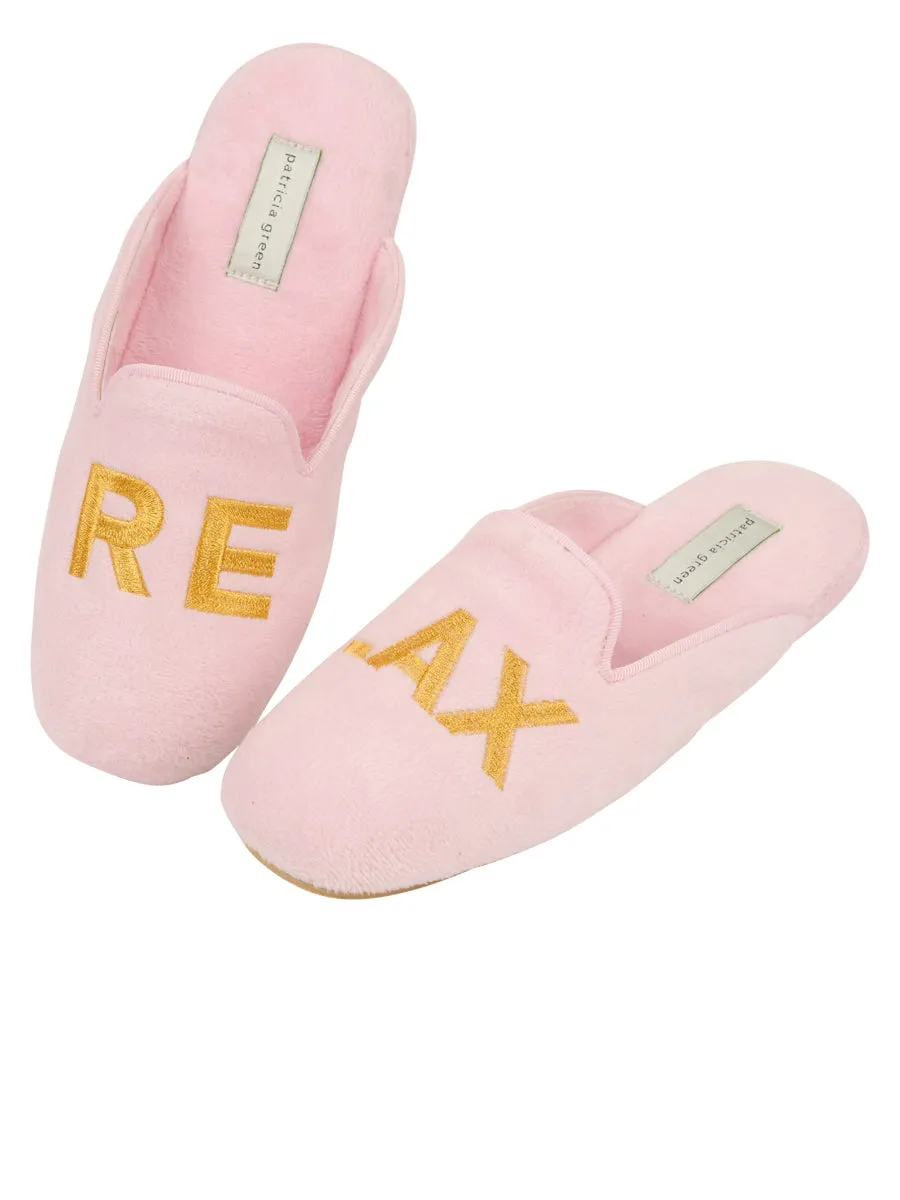 Relax Embroidered Slippers