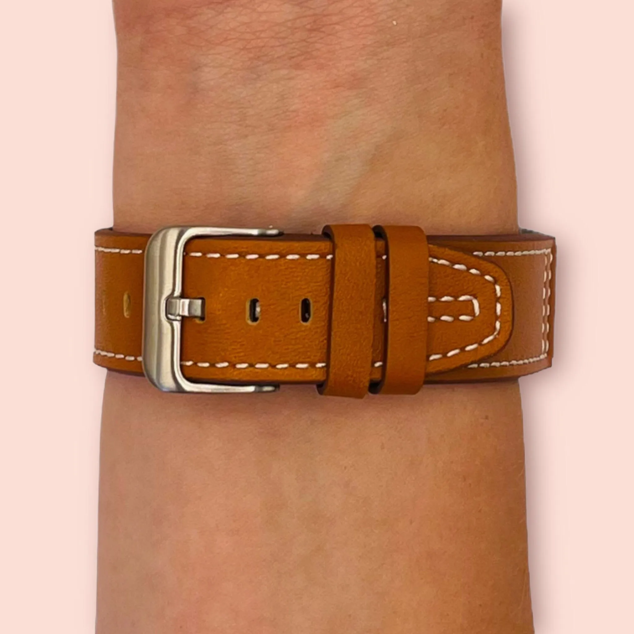 Replacement Leather Watch Straps Compatible with the Fitbit Charge 3