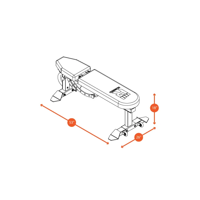 Rugged Series Flat/Incline Bench