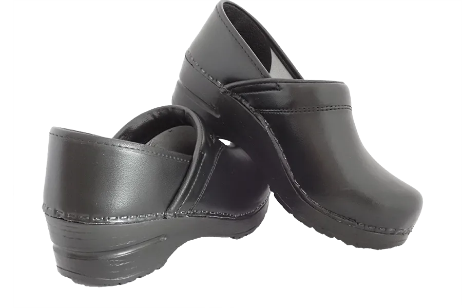 Sanita San Flex Comfort Clog Shoe - Black