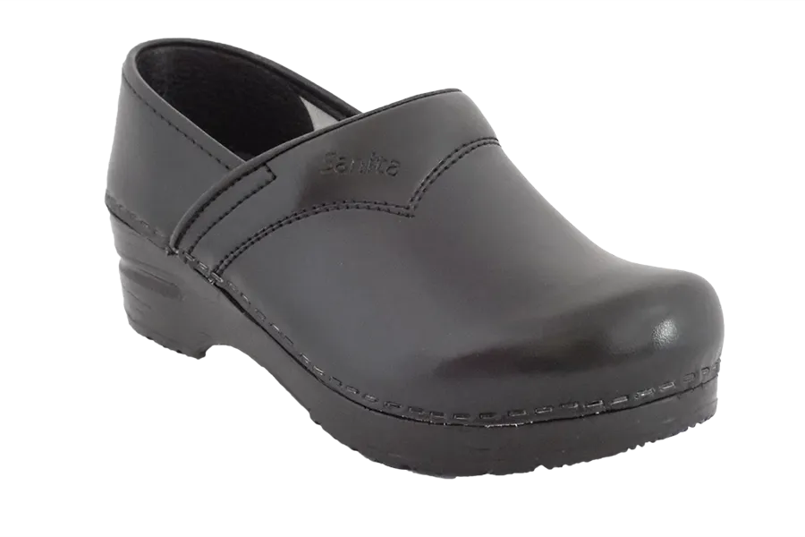 Sanita San Flex Comfort Clog Shoe - Black