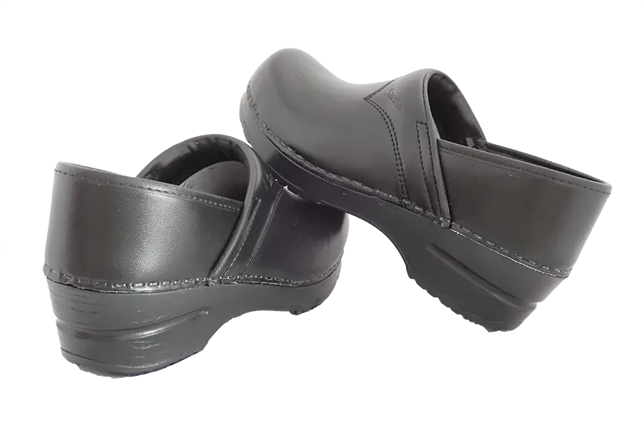 Sanita San Flex Comfort Clog Shoe - Black