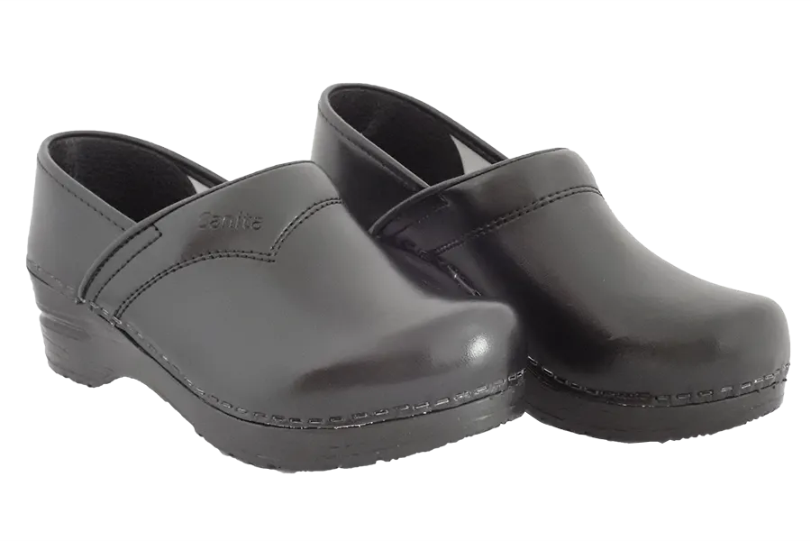 Sanita San Flex Comfort Clog Shoe - Black