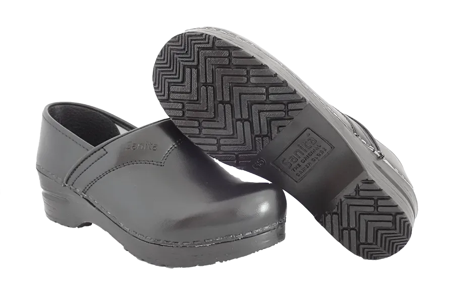 Sanita San Flex Comfort Clog Shoe - Black