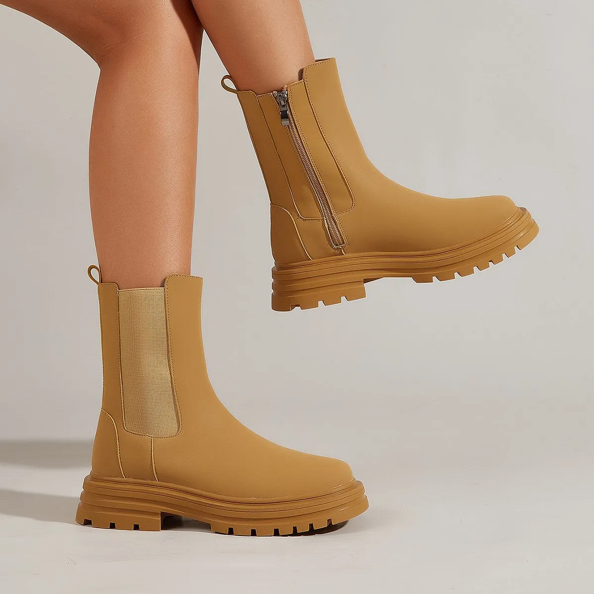 Side Zip Chelsea Boots