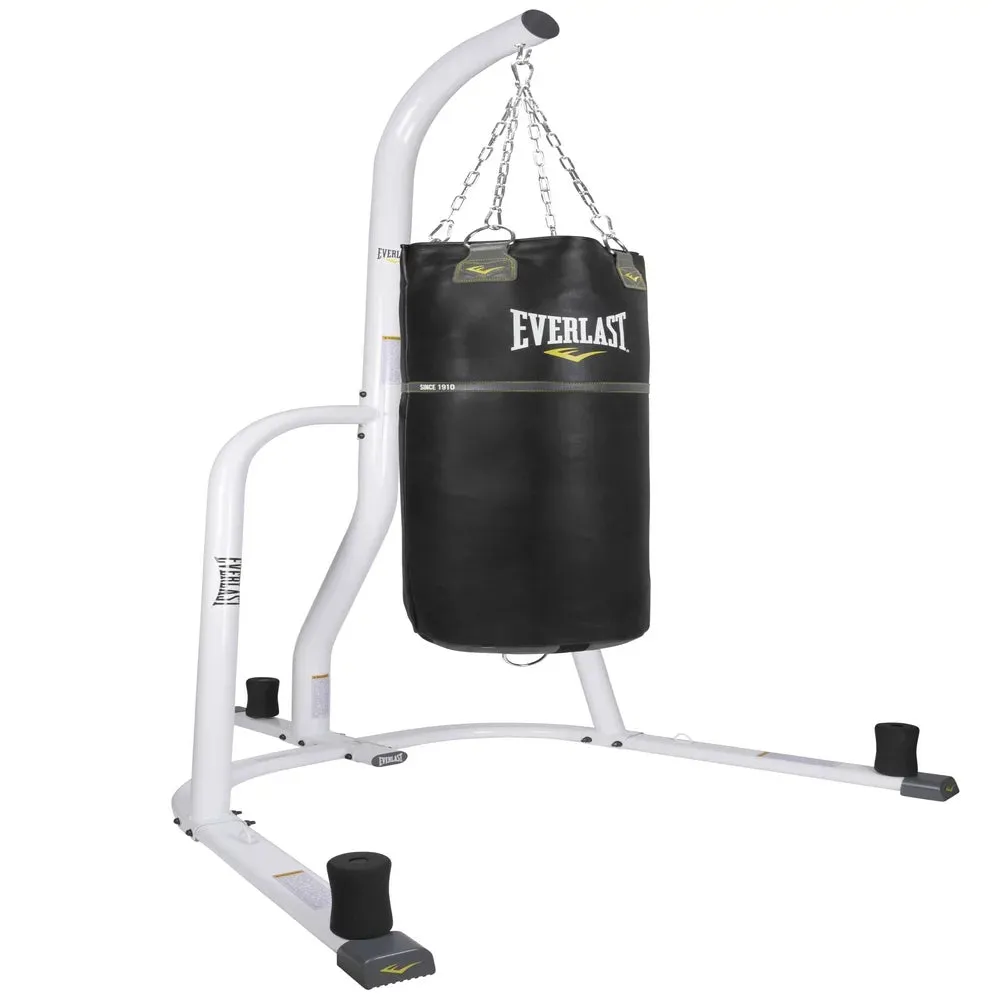 Single-Station Heavy Bag Stand, White