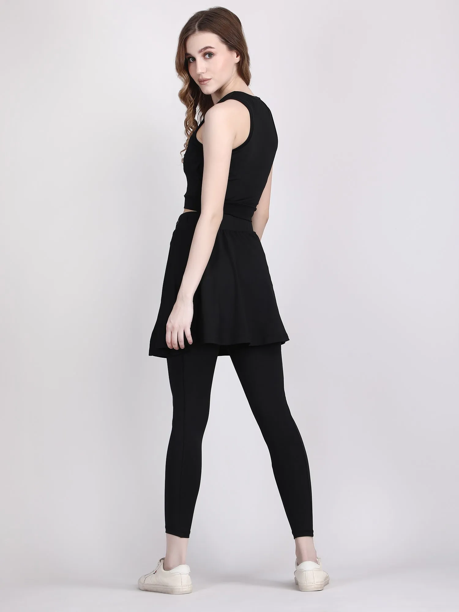 skirted leggings - leggings with skirt