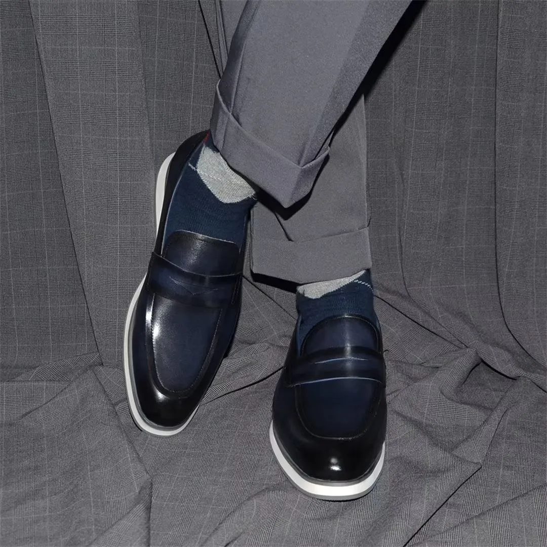 Sleek Minimalist Leather Dress Shoes