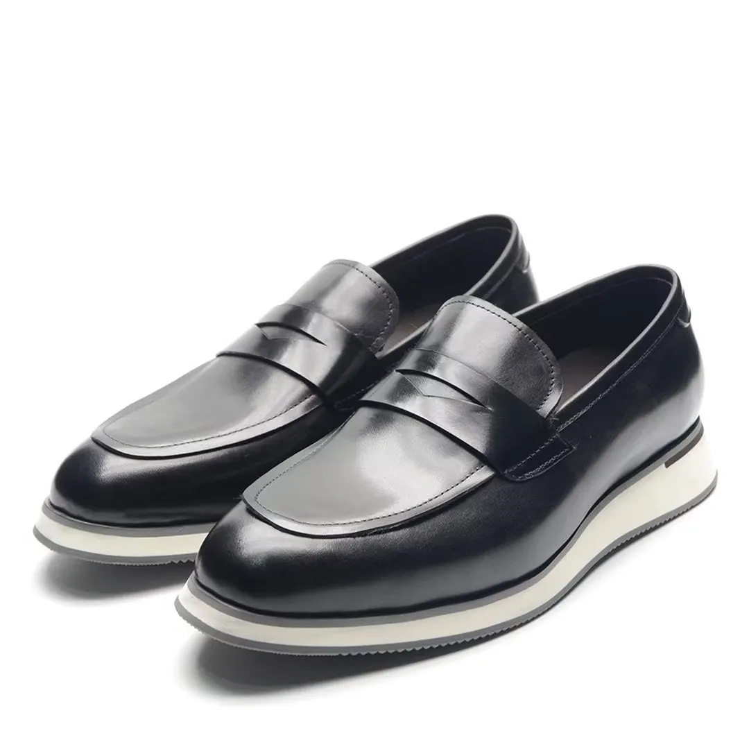 Sleek Minimalist Leather Dress Shoes