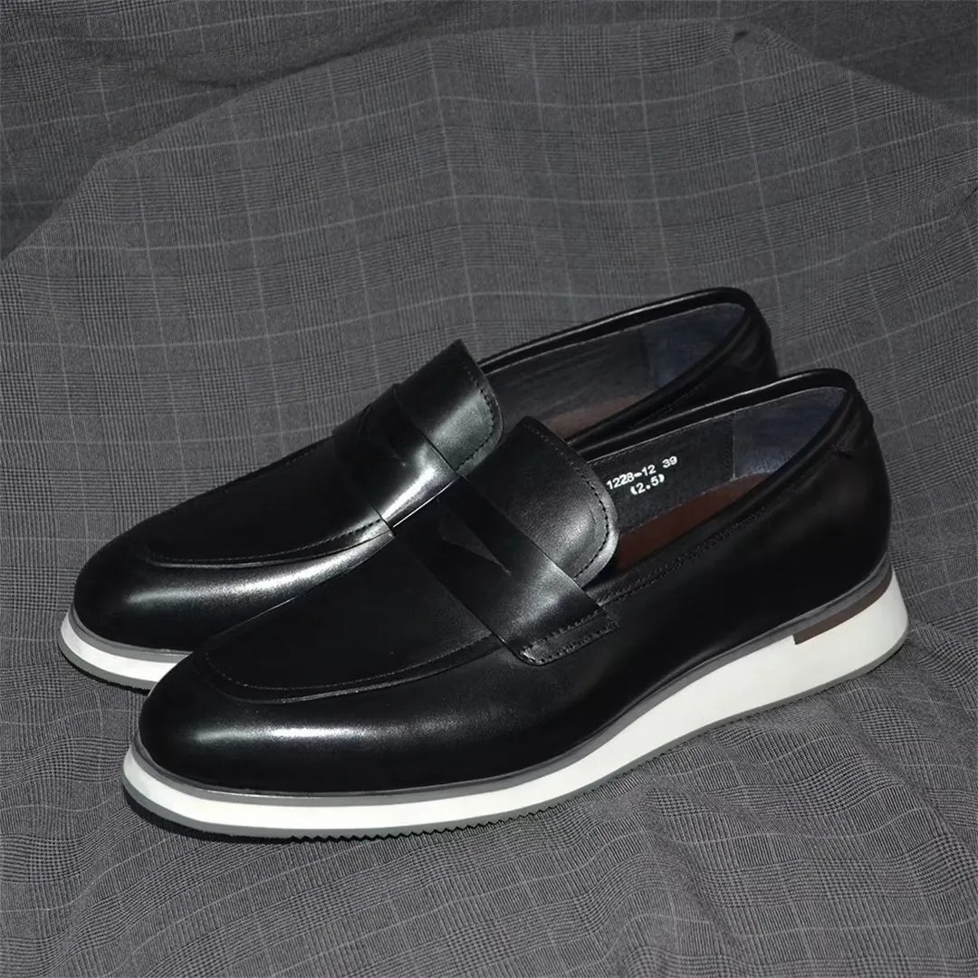 Sleek Minimalist Leather Dress Shoes