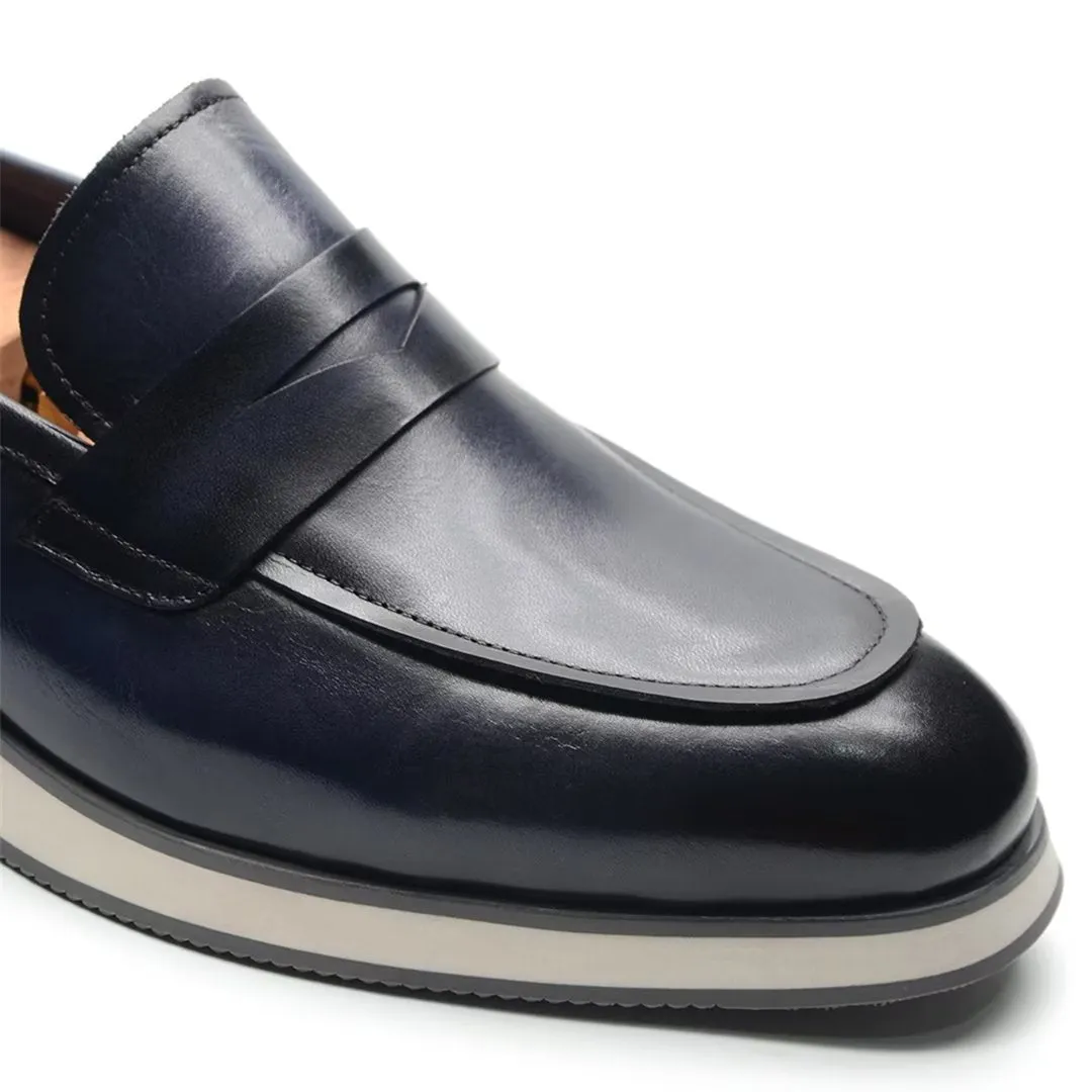 Sleek Minimalist Leather Dress Shoes