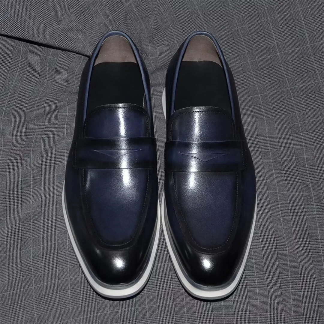 Sleek Minimalist Leather Dress Shoes