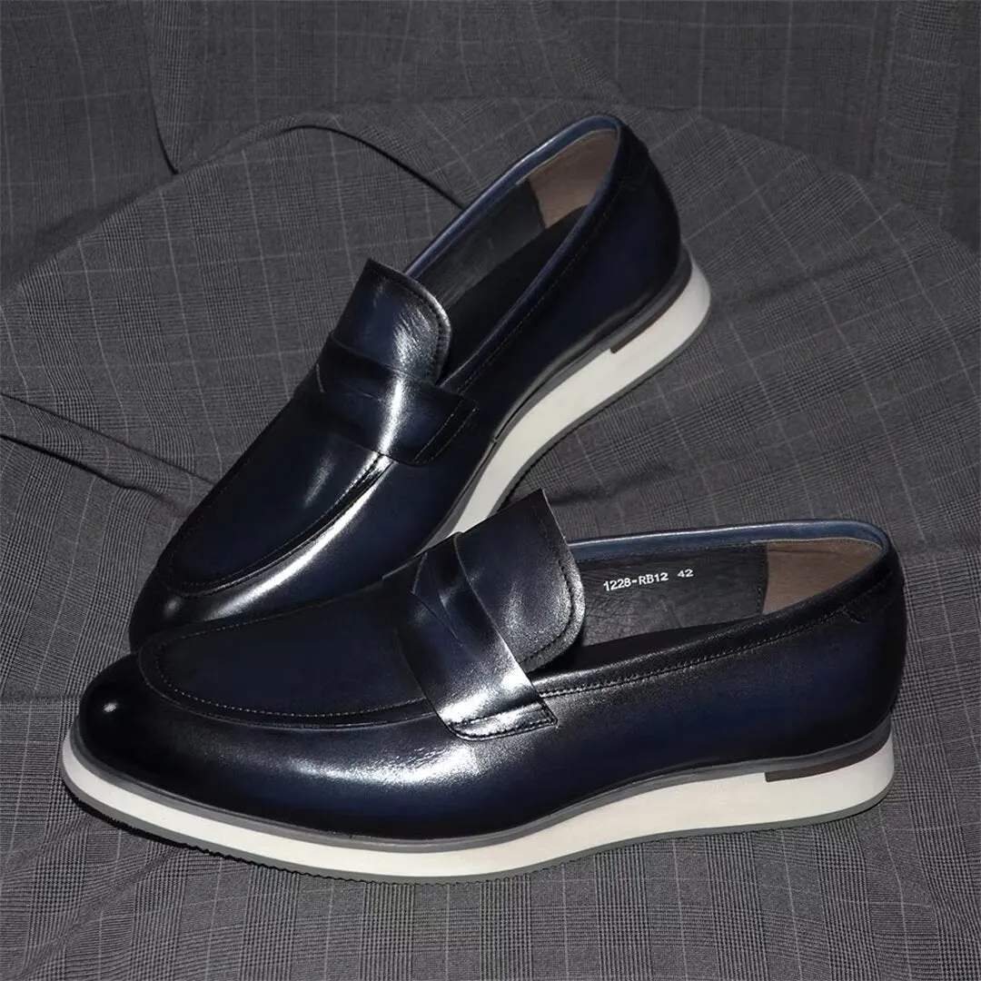 Sleek Minimalist Leather Dress Shoes