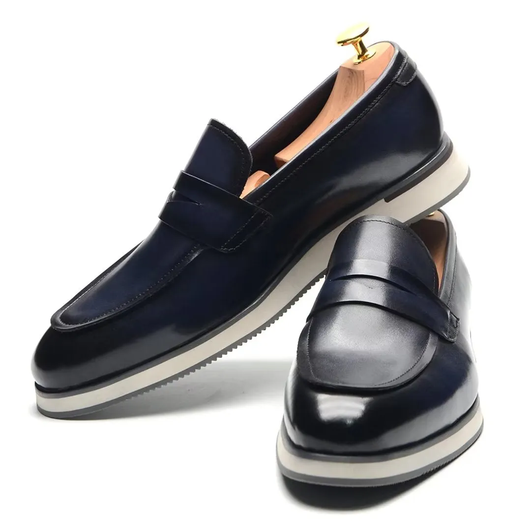 Sleek Minimalist Leather Dress Shoes