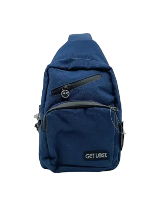 Smell-Proof Premium Shoulder Bag by GET LOST - Blue