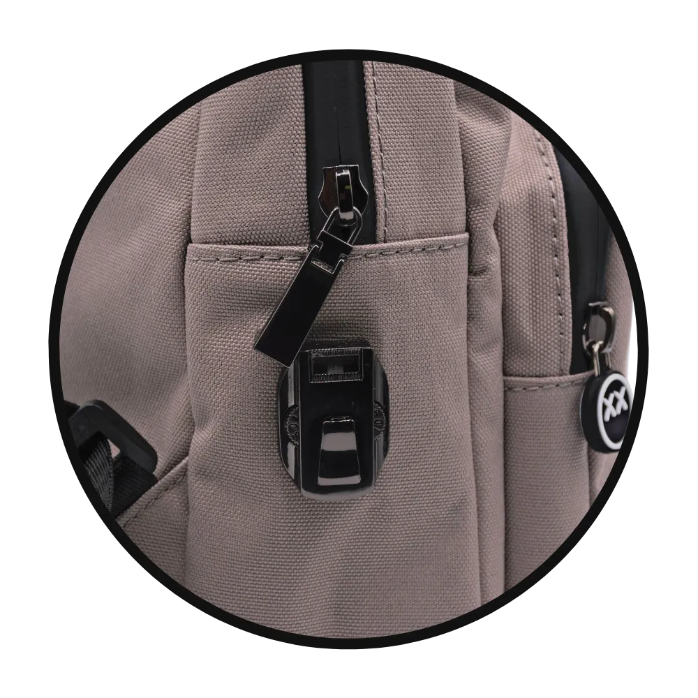 Smell-Proof Premium Shoulder Bag by GET LOST - Gray