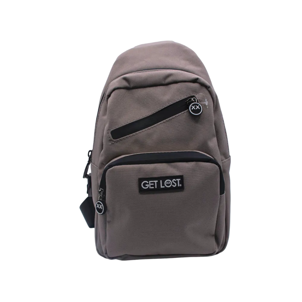 Smell-Proof Premium Shoulder Bag by GET LOST - Gray