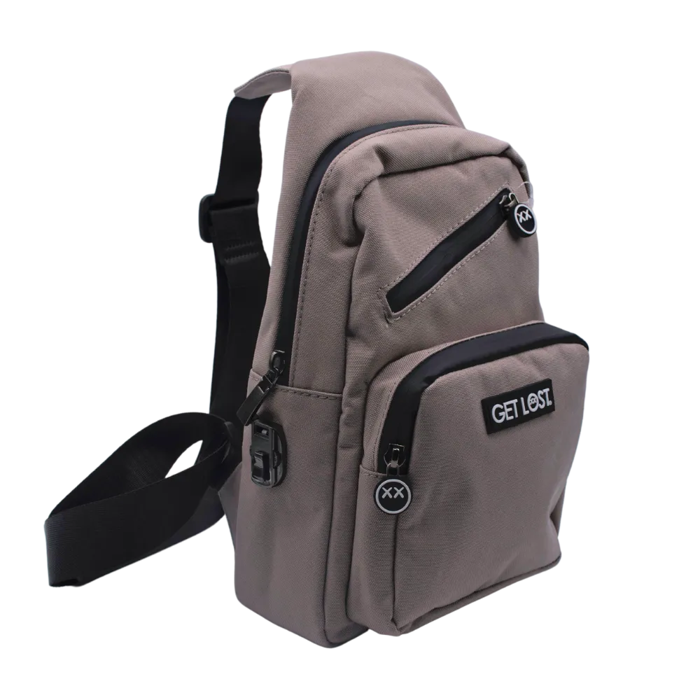 Smell-Proof Premium Shoulder Bag by GET LOST - Gray