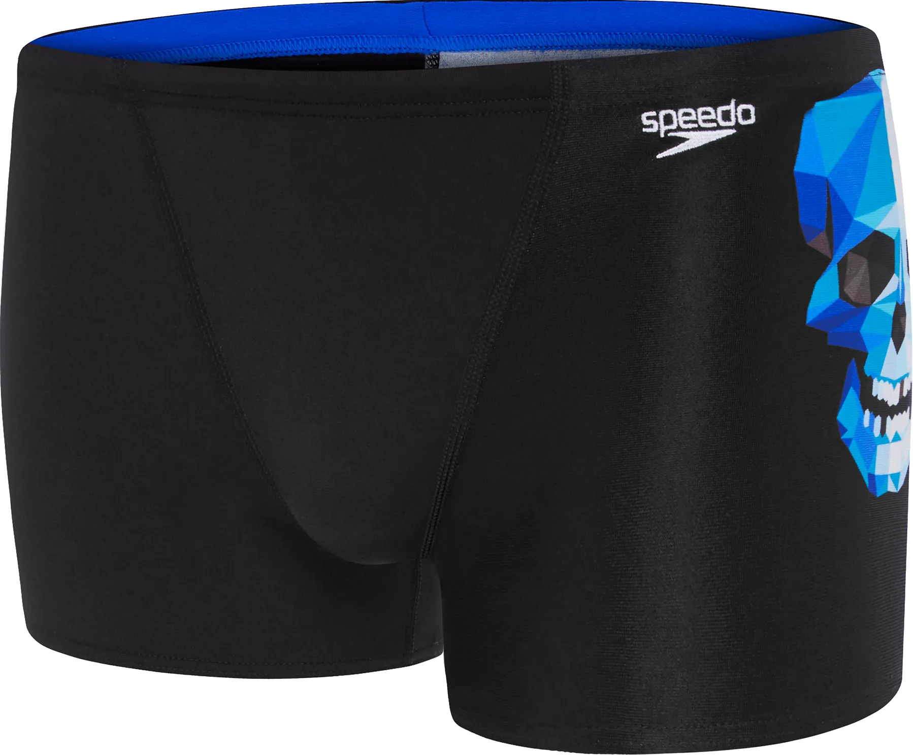 Speedo Boys Dia Skull Aquashort - Black/Blue