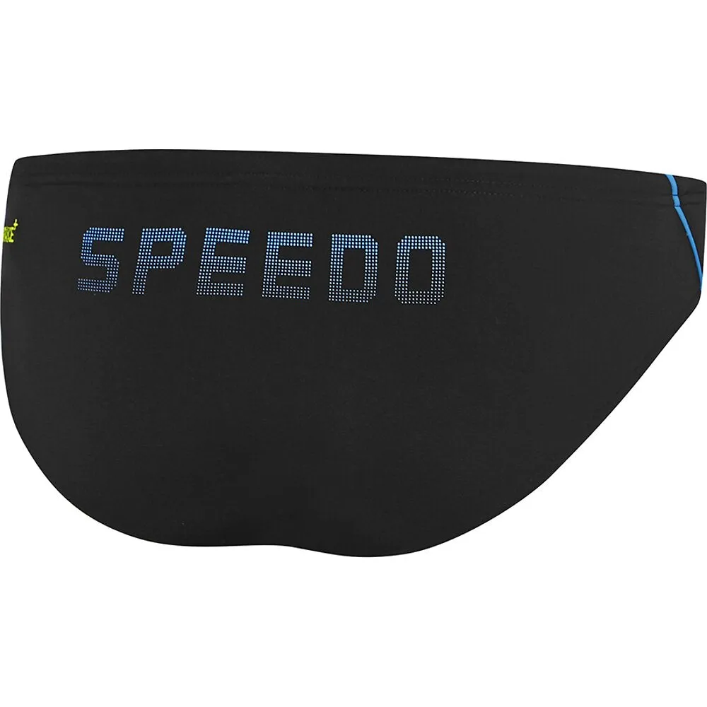 Speedo Boys End  Logo Swim Brief - Black