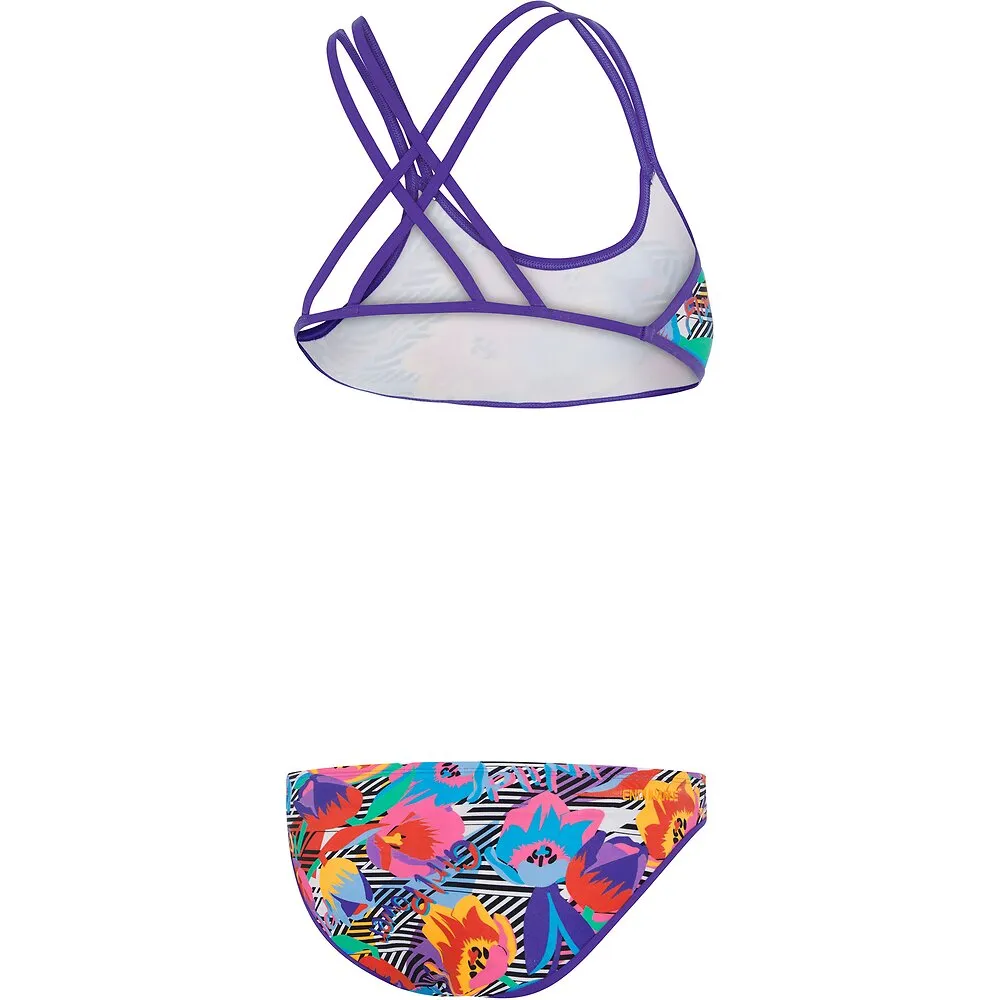 Speedo Girls Double Crossback Crop Set