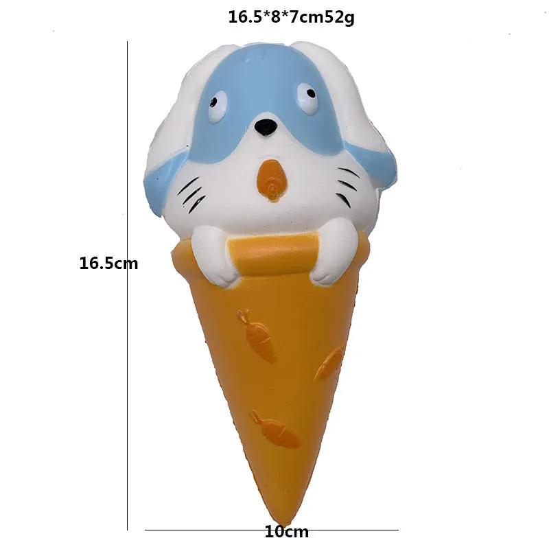 Squishy Slow Rebound Unicorn Ice Cream Pu Simulation Unicorn Squeezing Toy