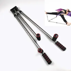 Stainless Steel One Word Horse Training Device Ligament Stretcher Yoga Dance Stretcher, Style:9 Hole Adjustment Edition