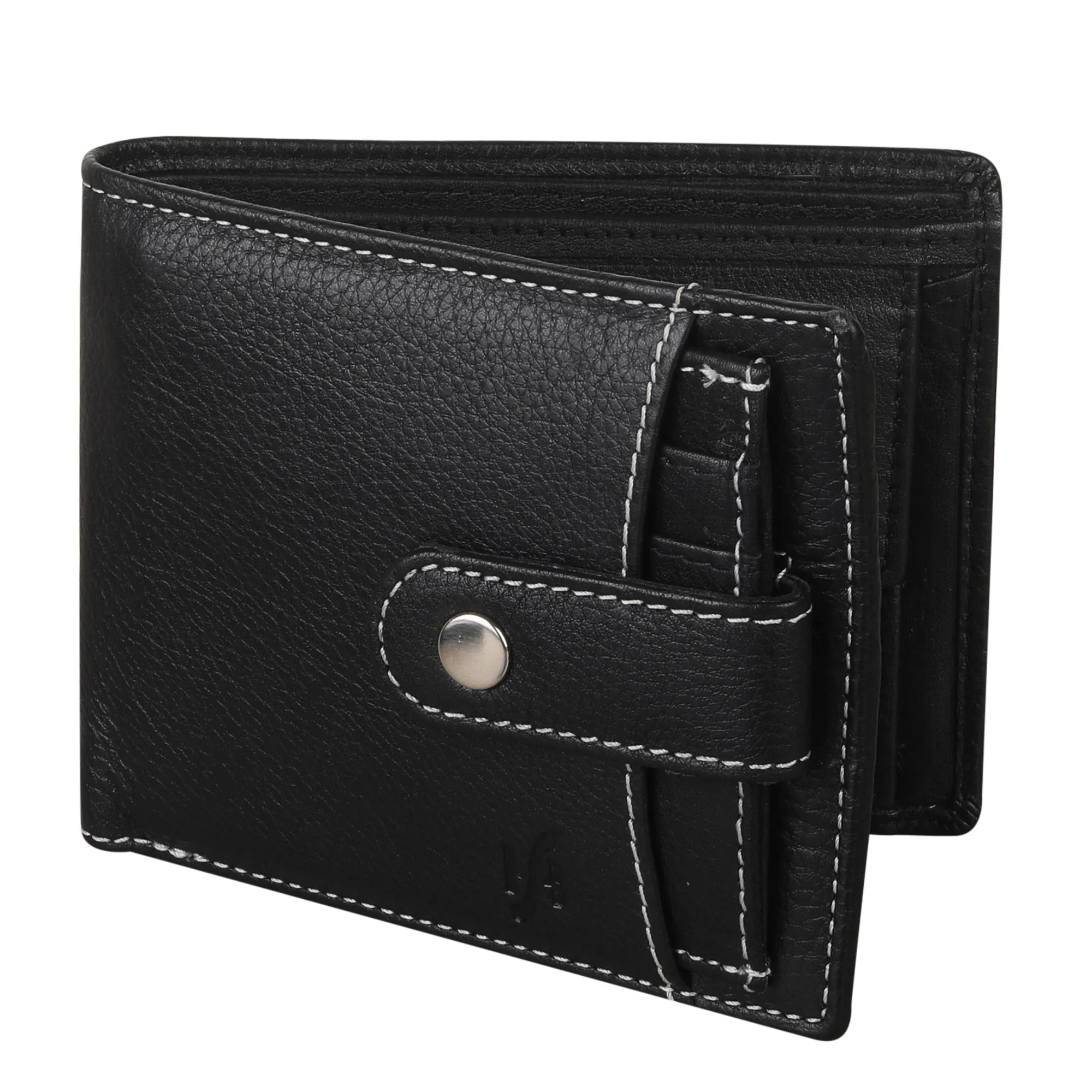 STARHIDE Mens RFID Blocking Genuine Leather Wallet with Removable Minimalist Slim Card Holder 1125