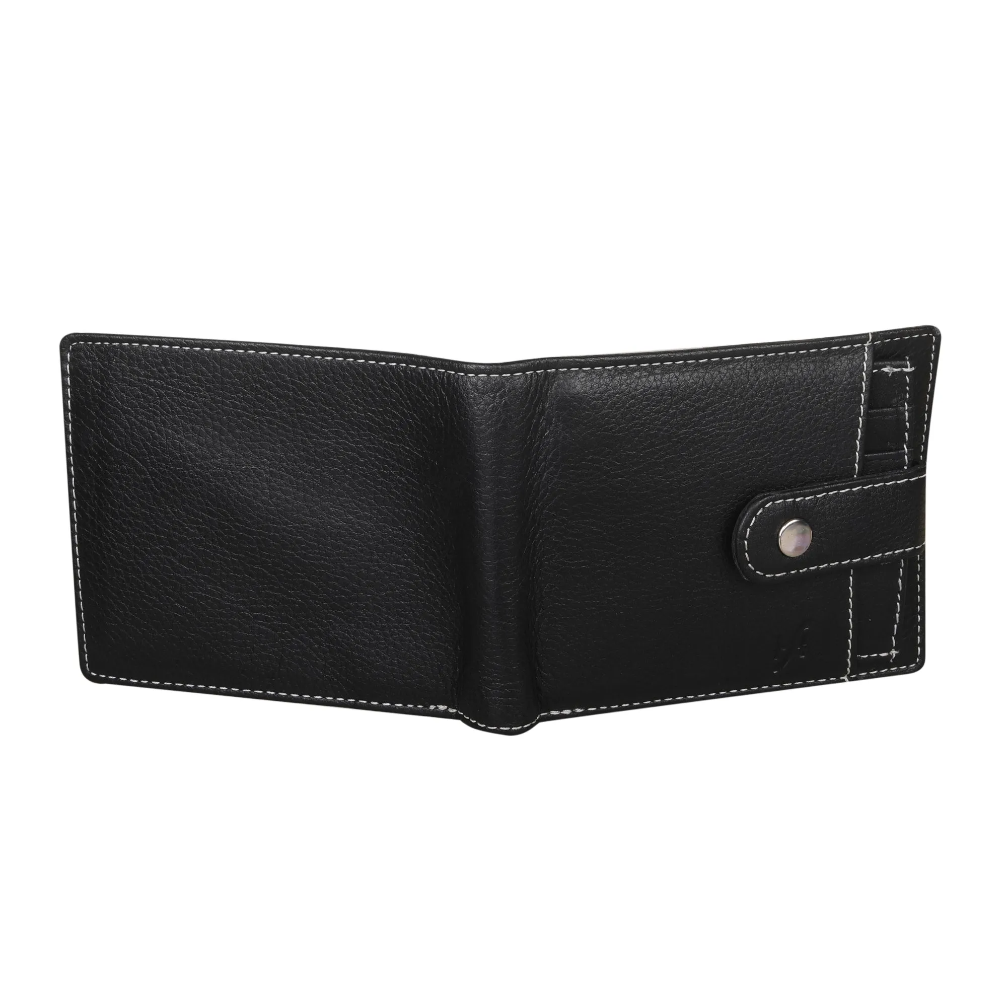 STARHIDE Mens RFID Blocking Genuine Leather Wallet with Removable Minimalist Slim Card Holder 1125