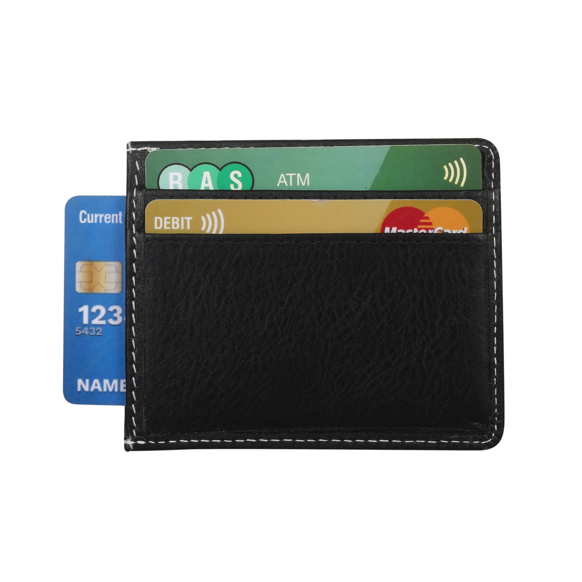 STARHIDE Mens RFID Blocking Genuine Leather Wallet with Removable Minimalist Slim Card Holder 1125