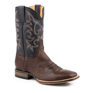 Stetson Brown Men's Obadiah Bison Square Toe 3835