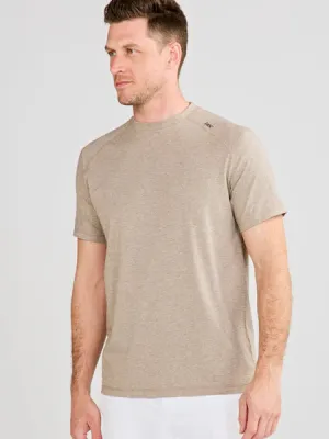 tasc Performance Men's Carrollton Fitness T-Shirt in Gray Oak Heather