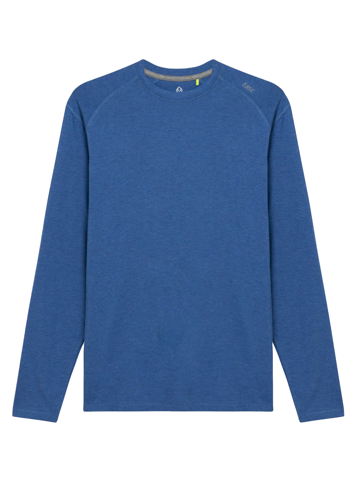 tasc Performance Men's Carrollton Long Sleeve Fitness T-Shirt in Galactic Blue Heather