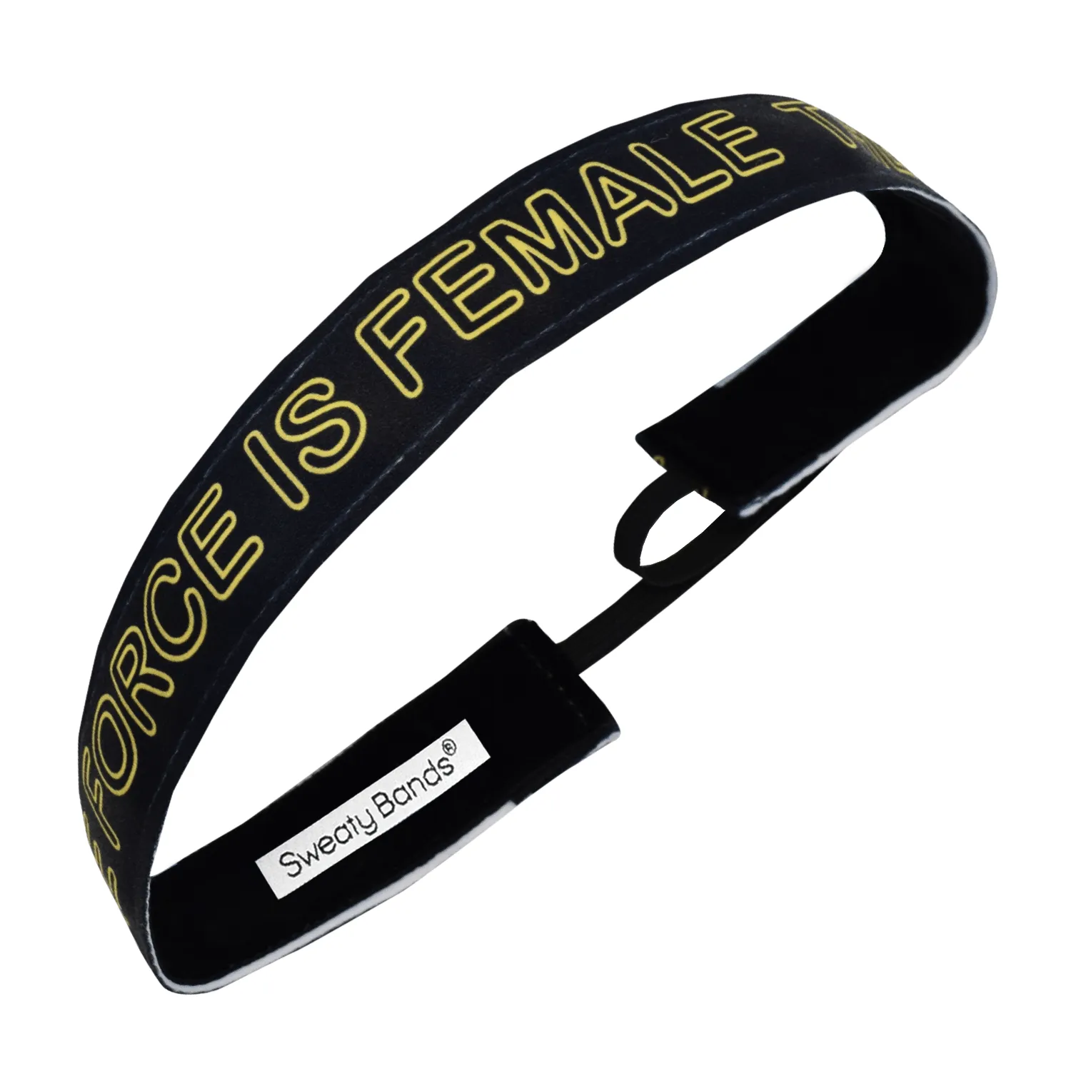 The Force Is Female | Black, Gold | 1 Inch