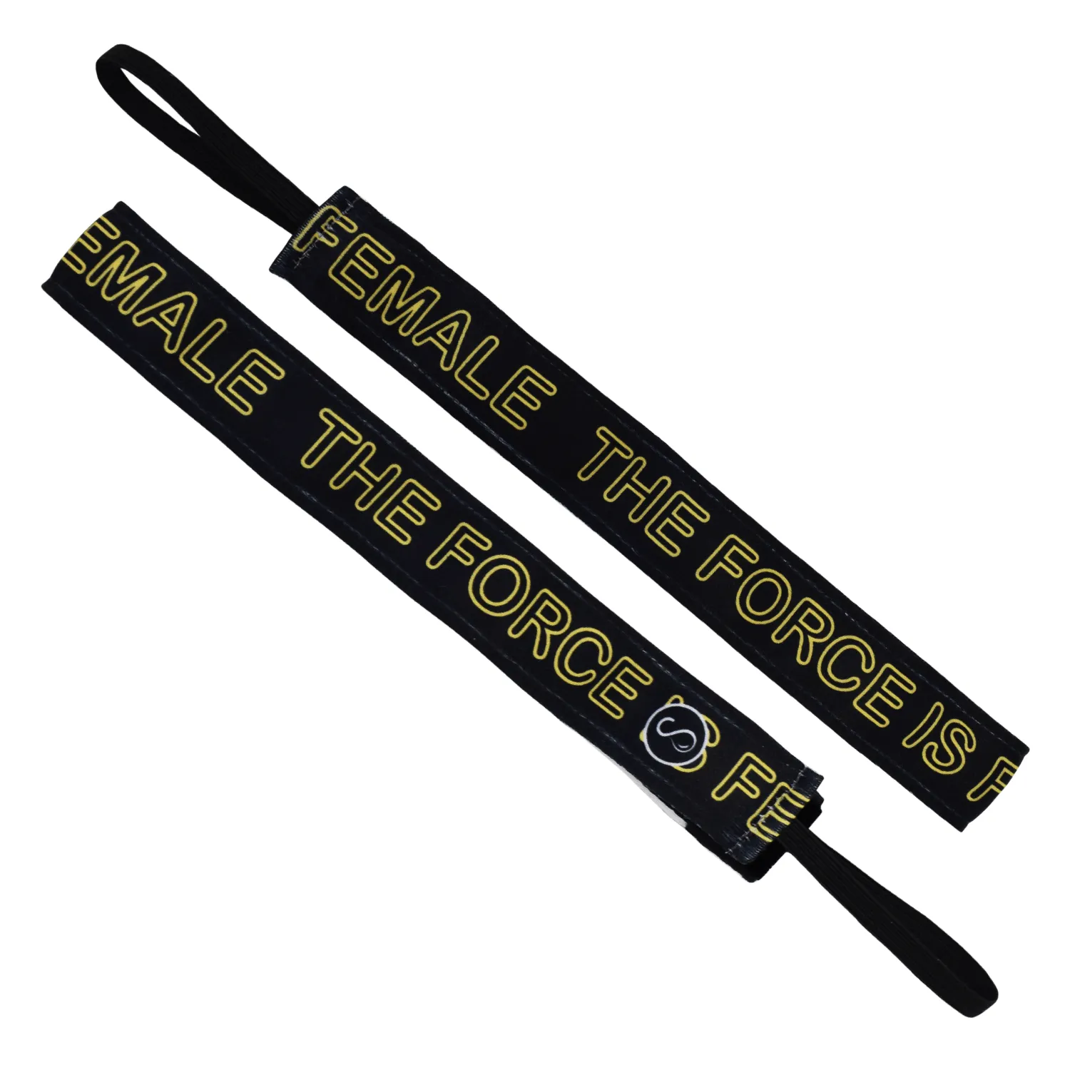 The Force Is Female | Black, Gold | 1 Inch