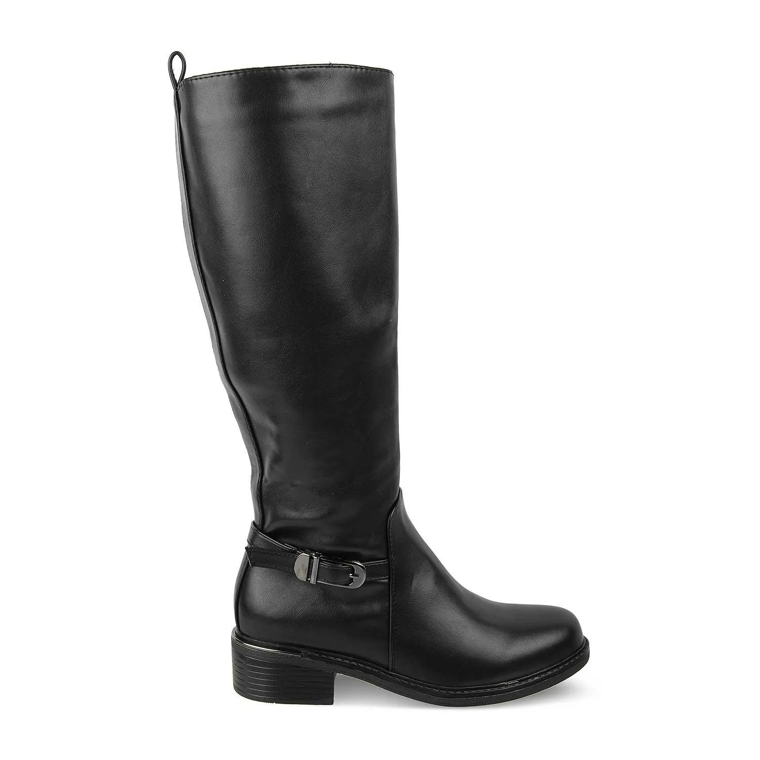 The Tloin Black Women's Knee-length Boots Tresmode