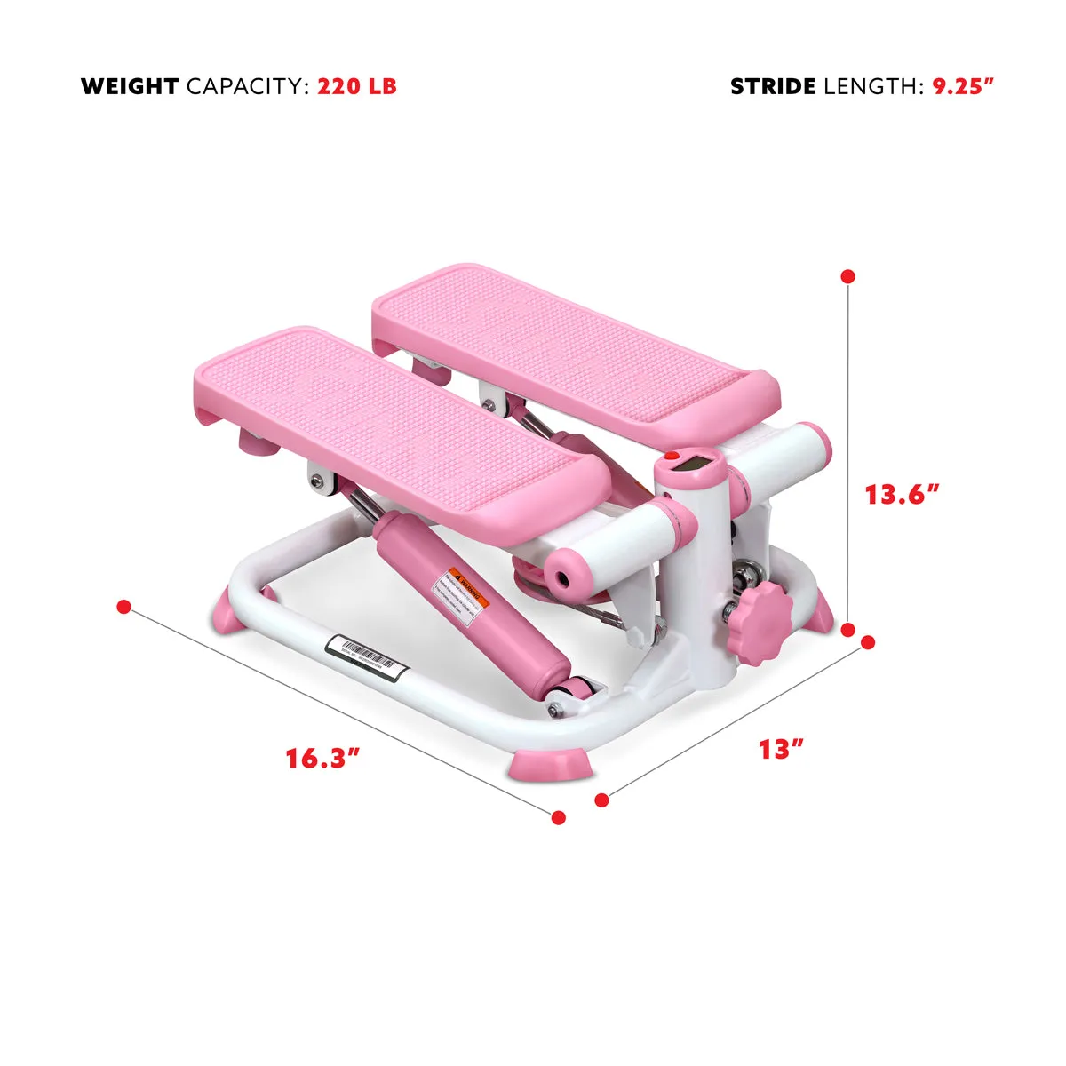 Total Body Pink Stepper Machine