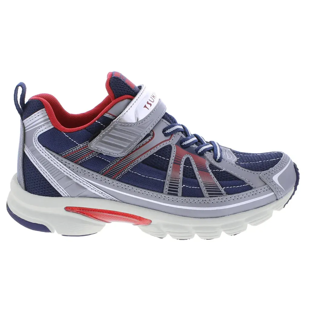 Tsukihoshi Youth STORM Shoes - Steel/Cobalt (Sizes 1.5 - 5)