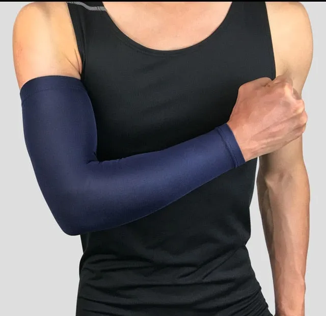 UV Protection Running Arm Sleeves Fitness Armguards Sports Cycling