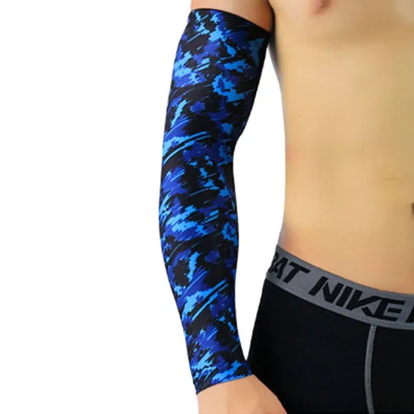 UV Protection Running Arm Sleeves Fitness Armguards Sports Cycling