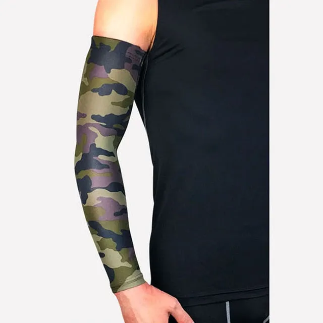 UV Protection Running Arm Sleeves Fitness Armguards Sports Cycling