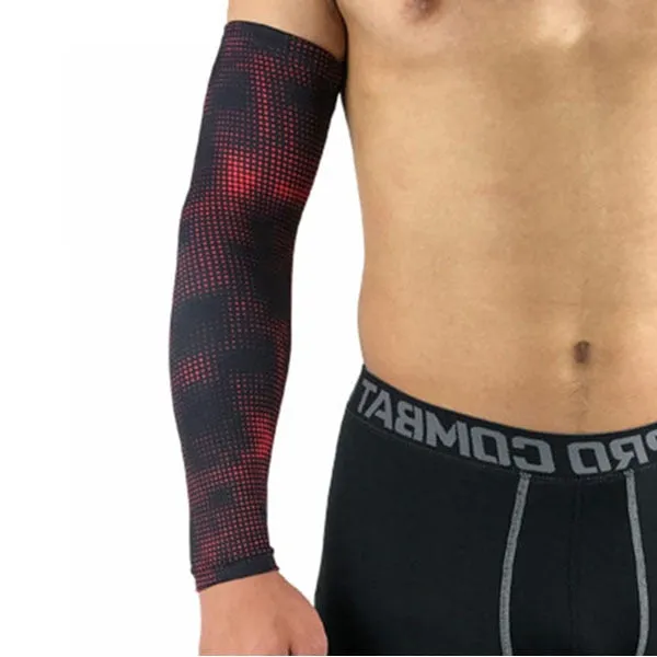 UV Protection Running Arm Sleeves Fitness Armguards Sports Cycling