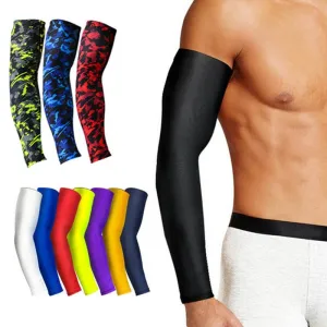 UV Protection Running Arm Sleeves Fitness Armguards Sports Cycling