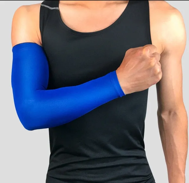 UV Protection Running Arm Sleeves Fitness Armguards Sports Cycling