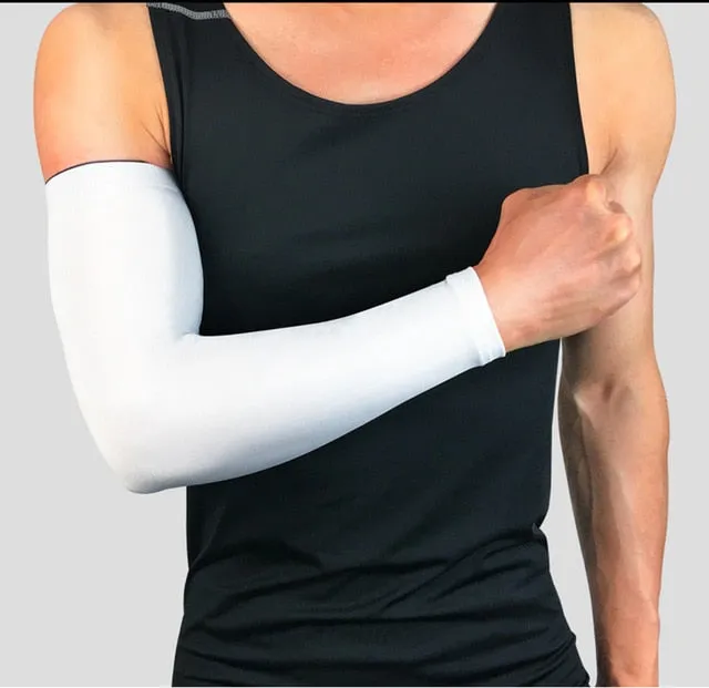 UV Protection Running Arm Sleeves Fitness Armguards Sports Cycling