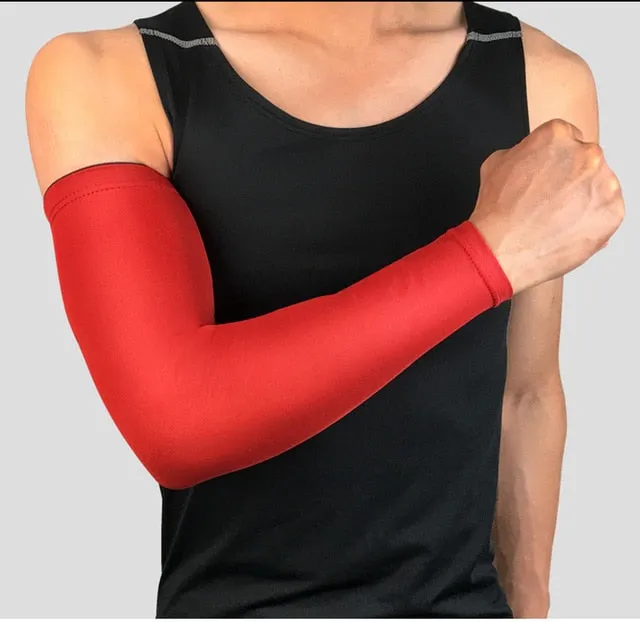 UV Protection Running Arm Sleeves Fitness Armguards Sports Cycling